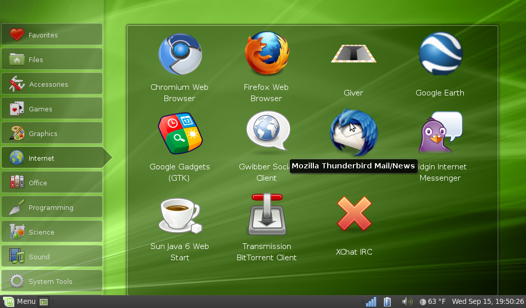 Linux Mint Netbook