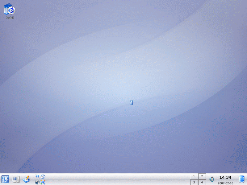 KDE Linux main window