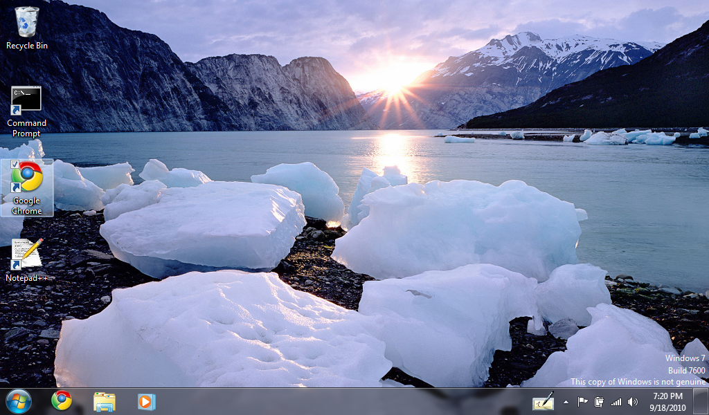 Windows 7 Screen